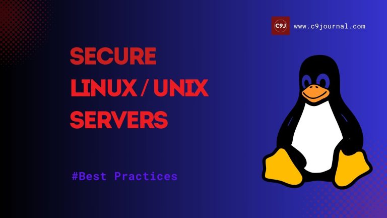 Best Practices for Securing Linux and Unix Servers